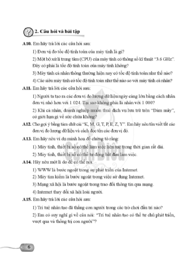 Bài Tập Tin Học Lớp 10 - Bo Canh Dieu