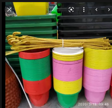 Combo 10 chiếc Chậu tròn treo nhỏ 17*13cm