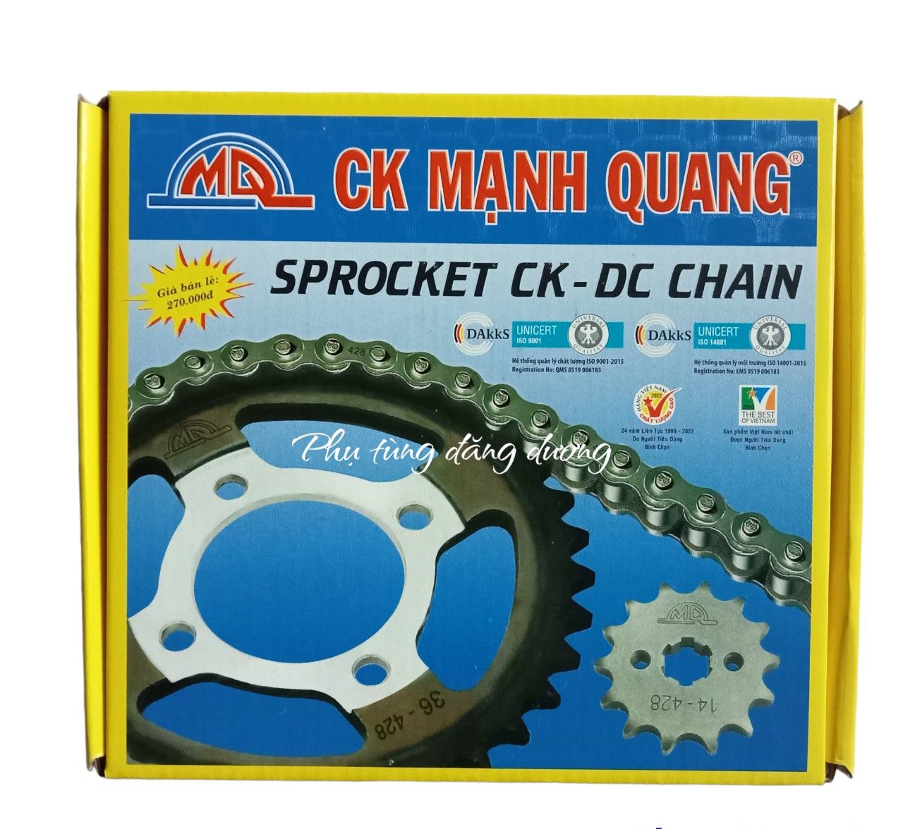 Nhông sên đĩa Mạnh Quang cho xe Dream. Wave Thái .wave anpha nhỏ