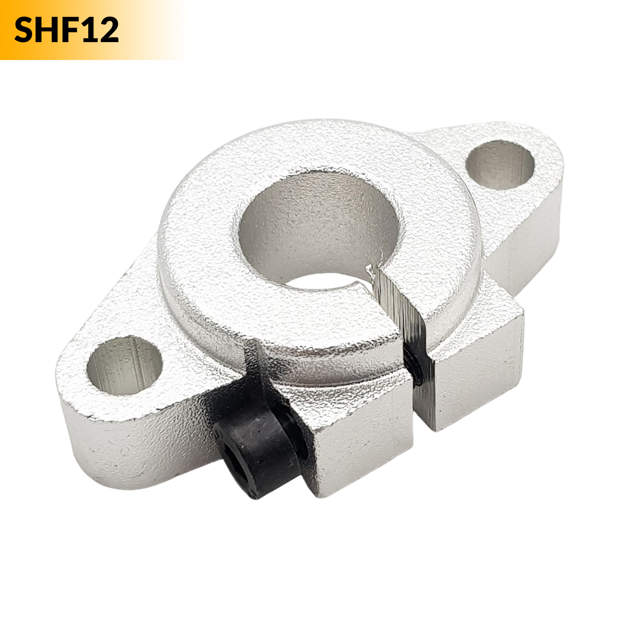 Gối đỡ ty trượt tròn ngang trục 8mm 10mm 12mm shf8 / shf10 / shf12 | linh kiện cnc , in 3d