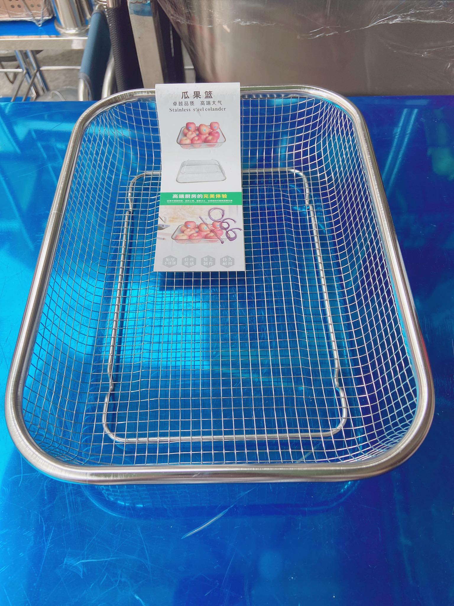 [HCM]Rổ Inox Có Chân Đa Dụng