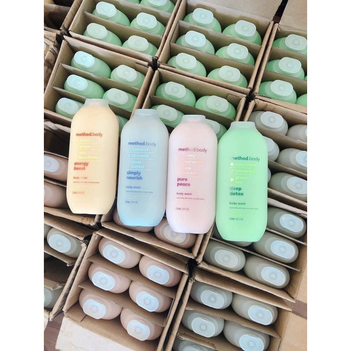 Sữa tắm Method body Úc Xám
