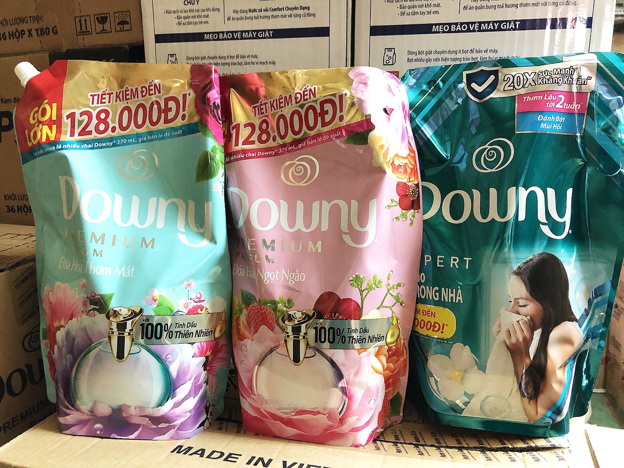 NƯỚC XẢ VẢI DOWNY PHƠI TRONG NHÀ 2,3L