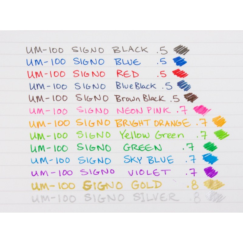 Bút Bi Gel Uni Signo Um-100