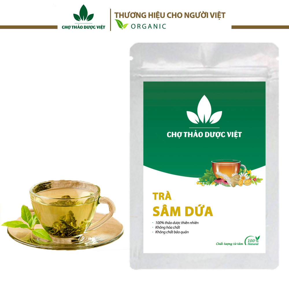 Trà sâm dứa 500g, nước sâm dứa, trà lá dứa thanh nhiệt, giải khát, mát gan, an thần, ngủ ngon