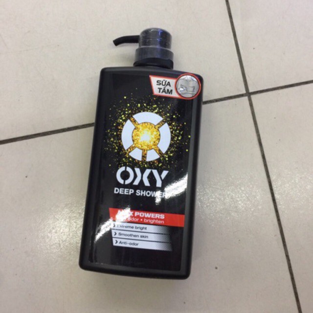 Sữa tắm tác động sâu nam Oxy Deep Shower 500ml