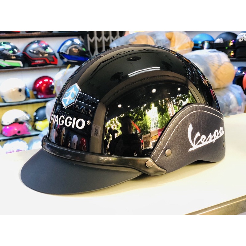 Mũ bảo hiểm nửa đầu vespa cao cấp cực đẹp và sang phù hợp cả nam và nữ giá rẻ