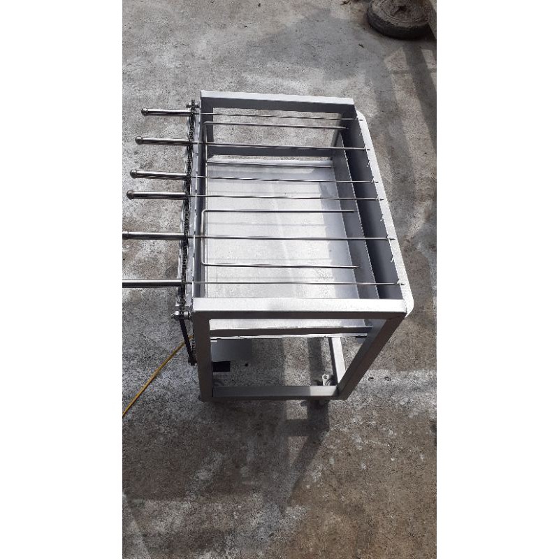 máy nướng thịt , chả ,vịt quay tự động 10 xiên [ tặng thêm 2 xiên 3 nướng gà, vịt ...]