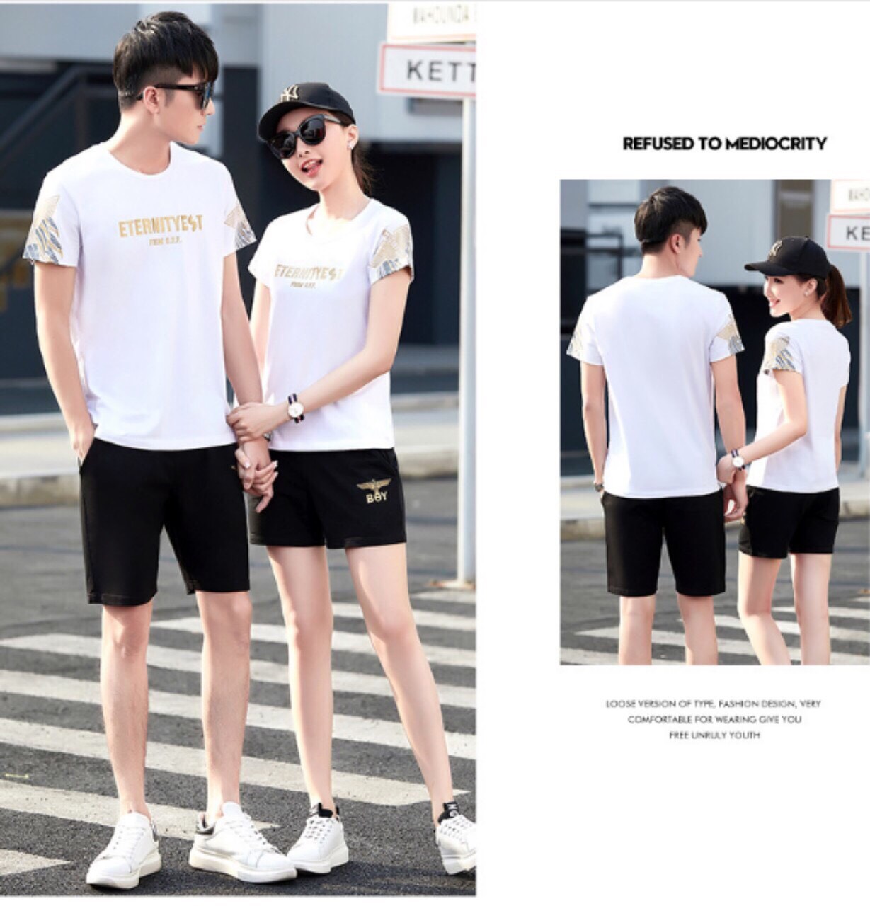 SET THUN CẶP NAM NỮ FORM ÔM BODY TÔN DÁNG SIÊU ĐẸP