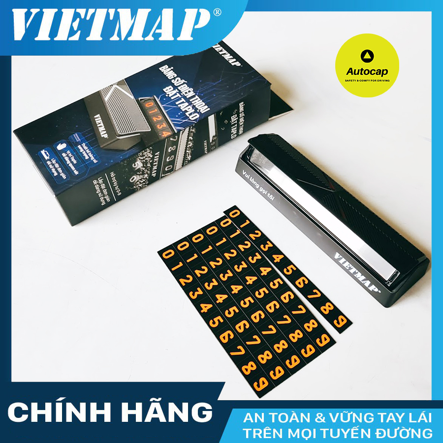 Bảng Số Điện Thoại Đặt Tablo Ô tô VIETMAP Cao Cấp