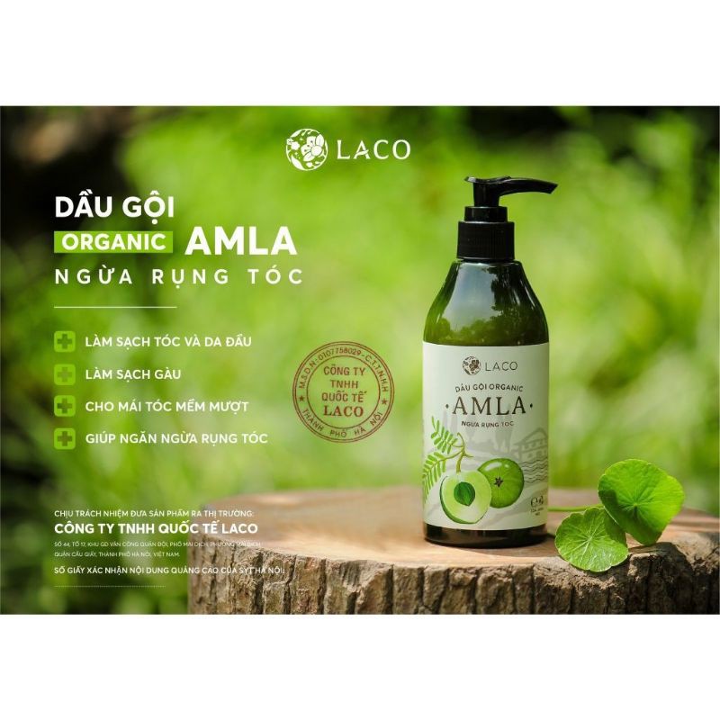 Dầu gội đầu laco ngăn ngừa rụng tóc