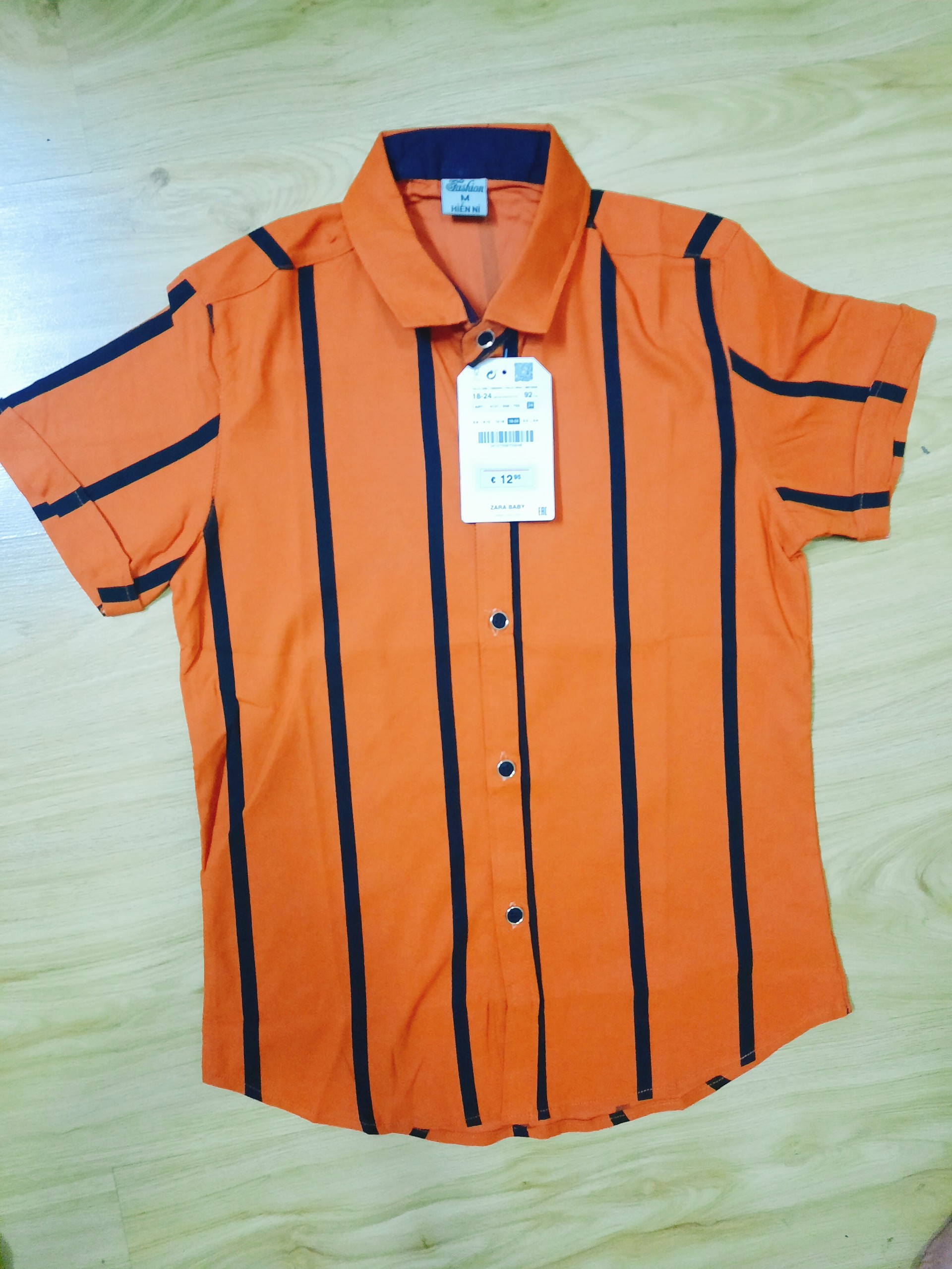 [HCM]Áo  sơ mi cho bé trai từ 5-12 tuổi từ 23-43 ký