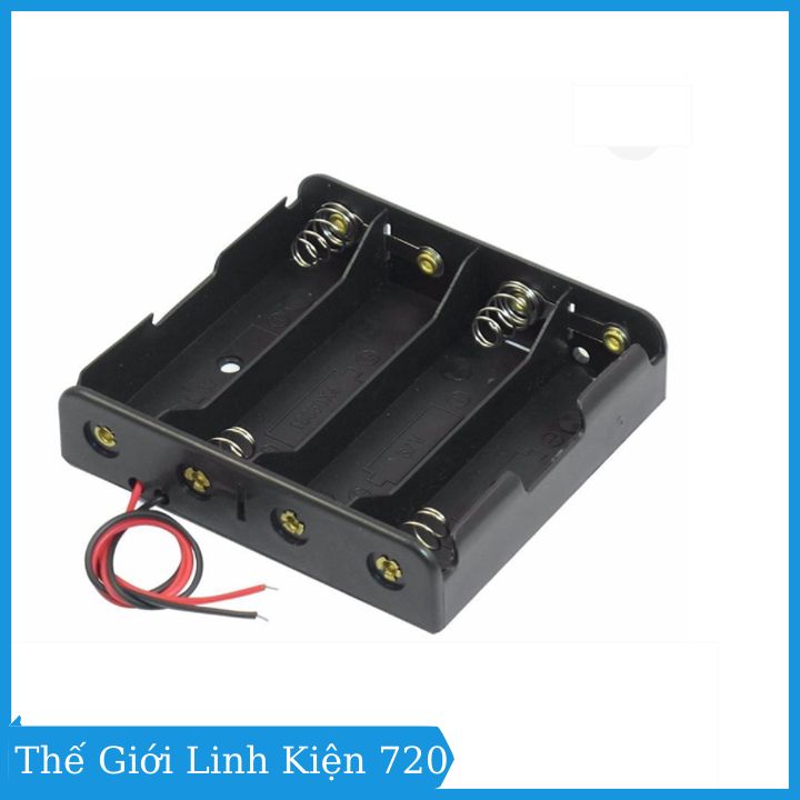 Đế pin 18650 đấu nối tiếp 1/2/3/4 pin