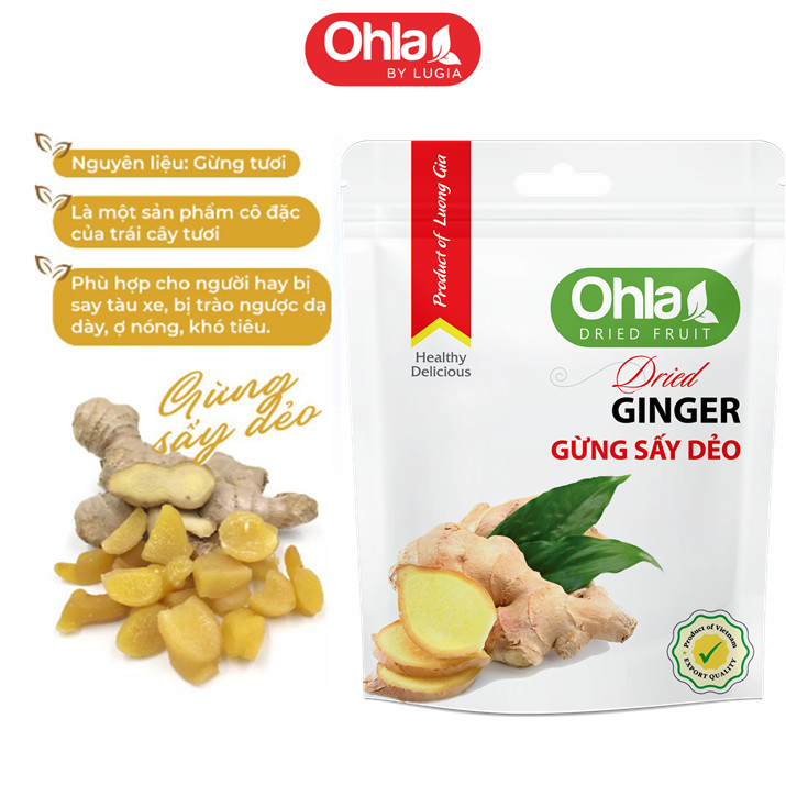 Gừng sấy dẻo Ohla - 100gr