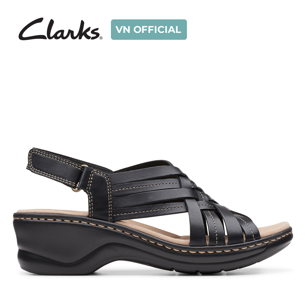 Giày Sandal Đế Xuồng Da Nữ Clarks - Lexi Carmen