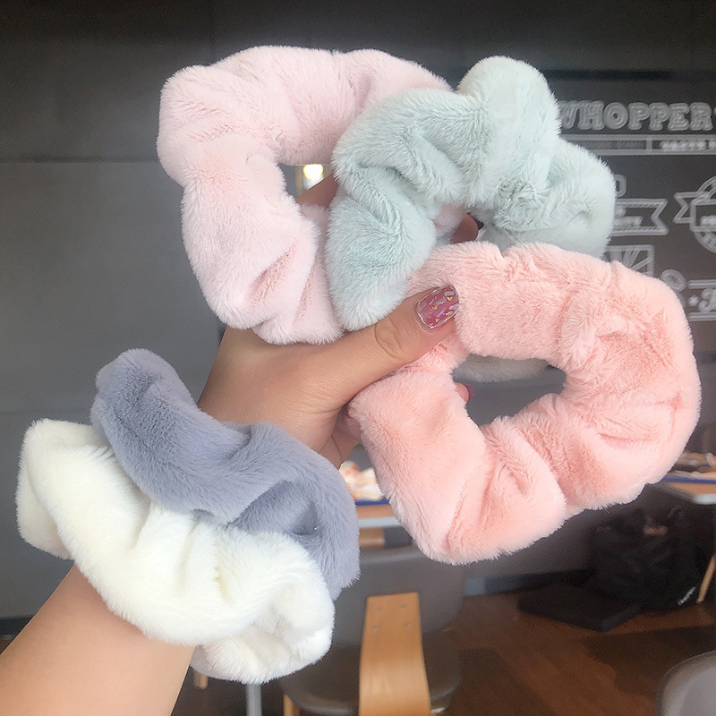 Cột tóc Scrunchies lông nhung siêu mềm CT101