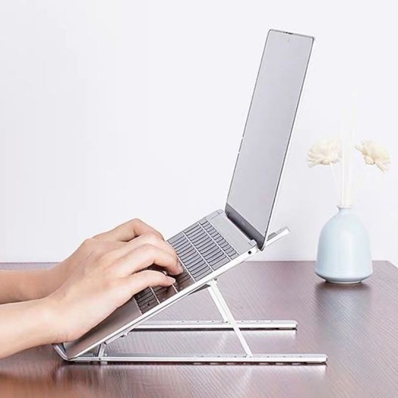 (FREESHIP) Giá đỡ laptop gấp gọn thông minh hình chữ X được làm bắng nhôm- nhựa PP cao cấp nặng chịu lực cực tốt - Giá Đỡ Laptop 2 Thanh Chữ X (Nhựa PP ) - Bàn laptop giúp tản nhiệt gấp gọn thông minh