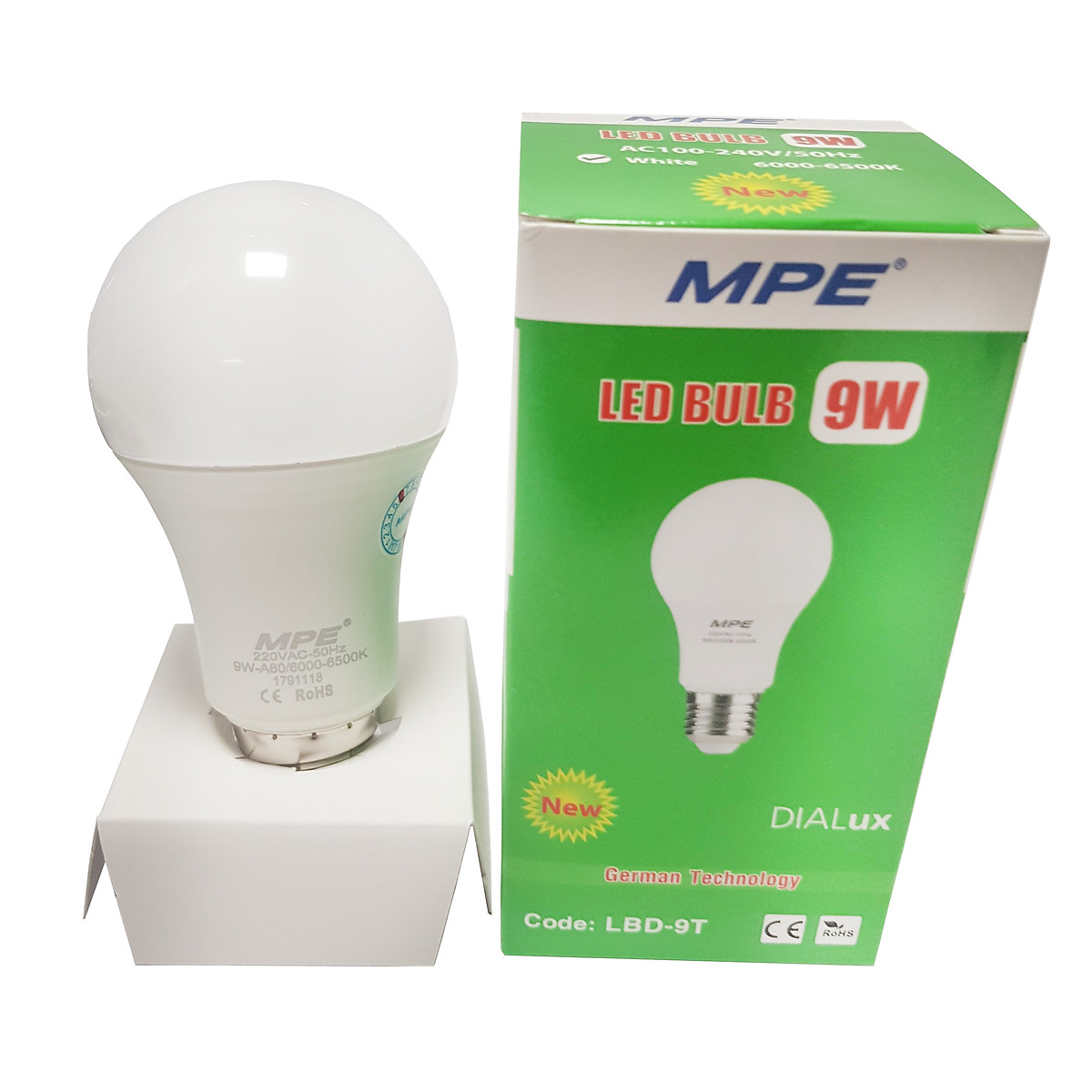 Đèn led bulb mpe 9w