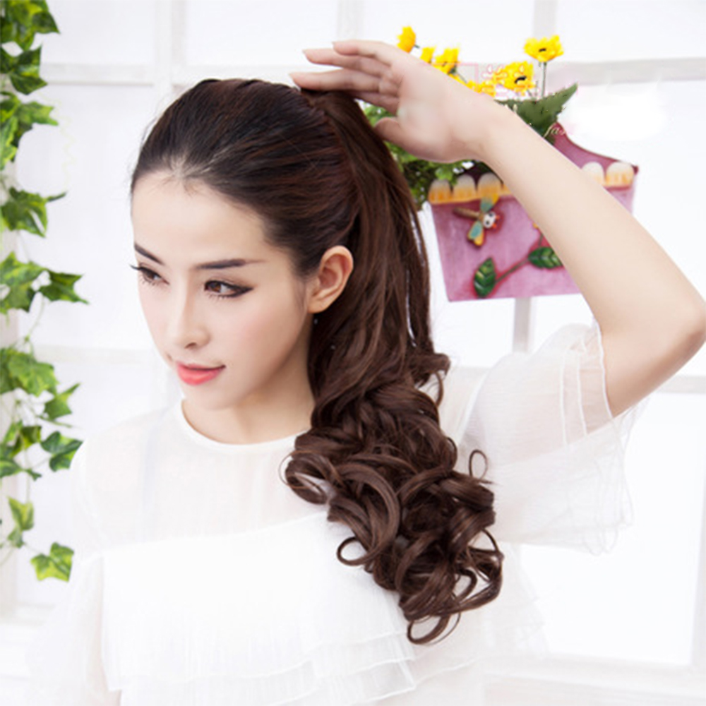 Tóc Giả Xoăn Kẹp Dài 55cm