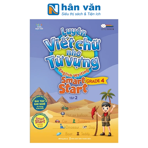 Sách - luyện viết chữ nhớ từ vựng - english writing smart start grade 4 - tập