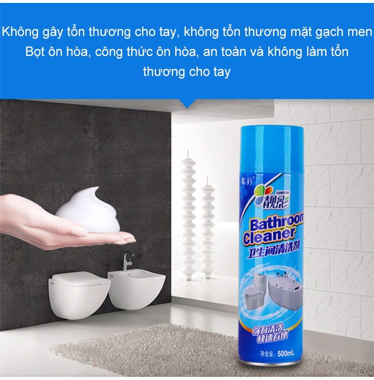 CHAI XỊT TẨY RỬA NHÀ BẾP - NHÀ TẮM(BATHROOM-XANH)