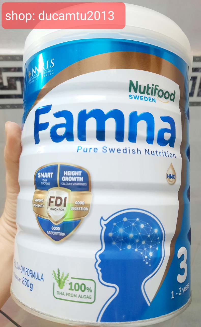 Sữa Bột Nutifood Famna số 1, 2,3 - 850g