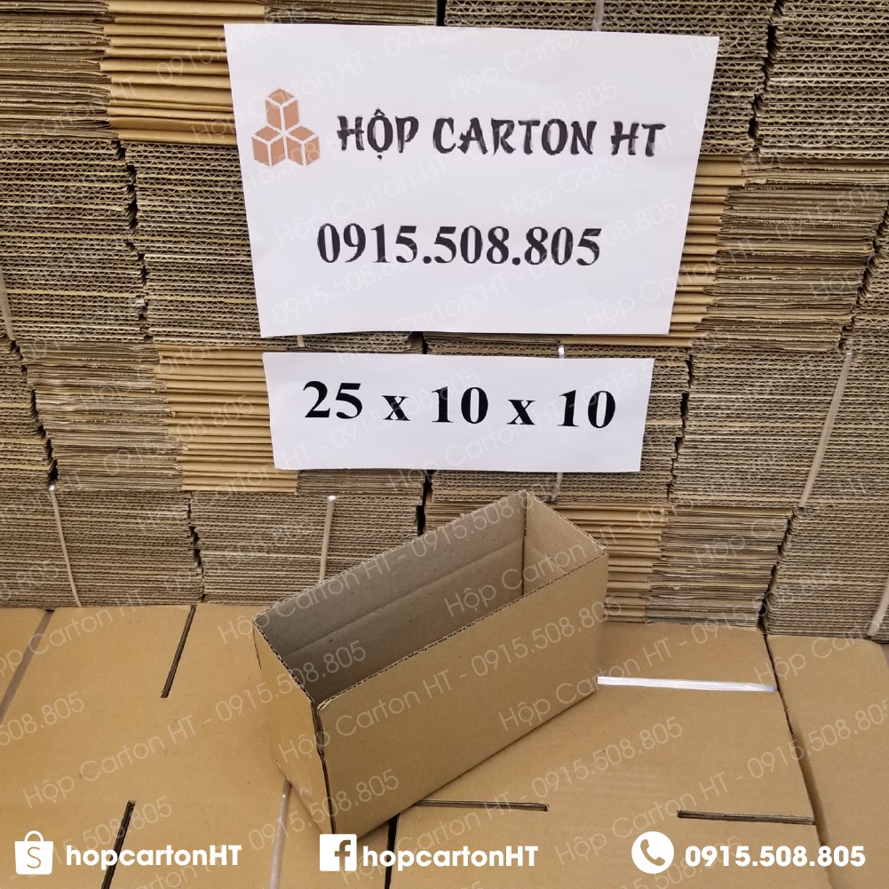 25x10x10 combo 80 hộp carton