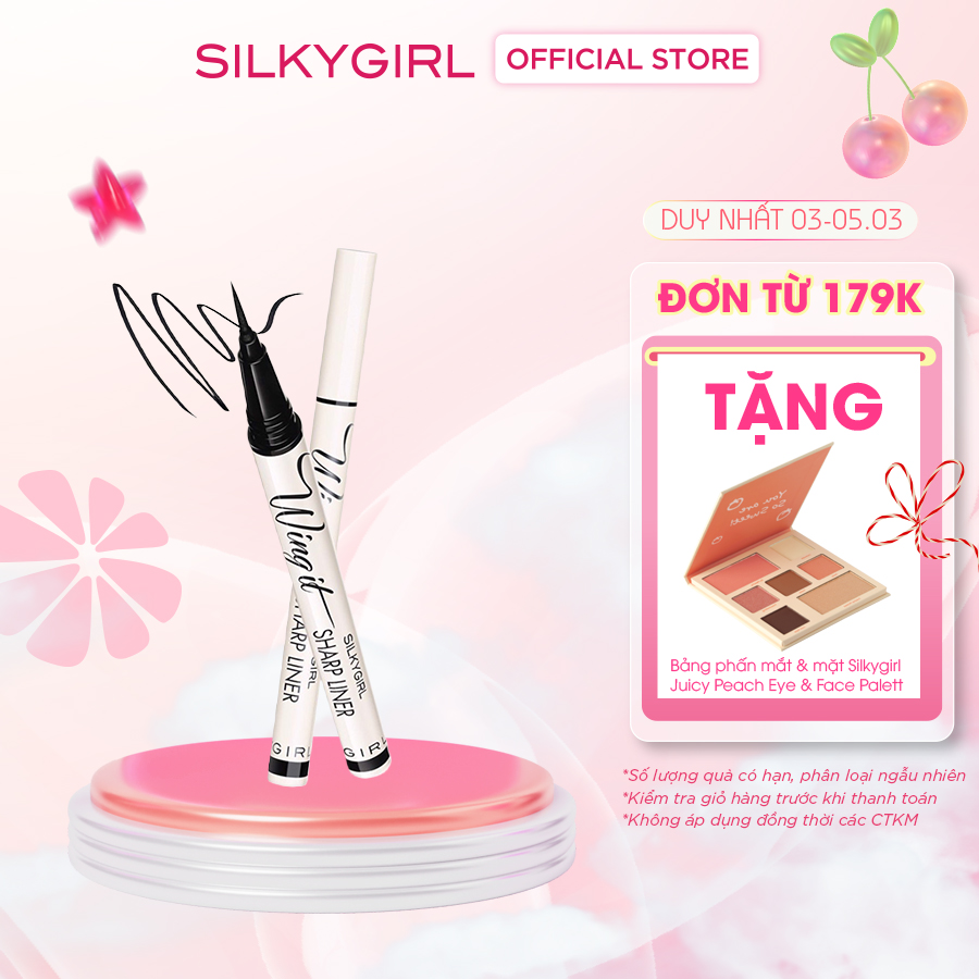 Kẻ Mắt Nước Silkygirl Wing It Sharp Eyeliner 0.5g