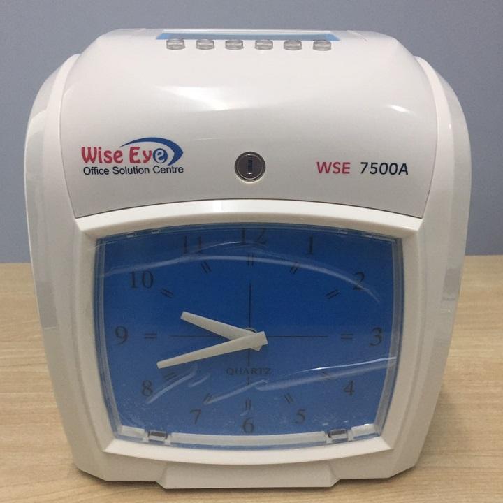 Máy chấm công thẻ giấy Wise Eye WSE- 7500A - Dồng hồ kim