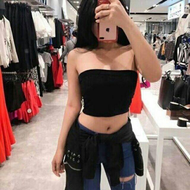 áo ống vải thun TC nữ