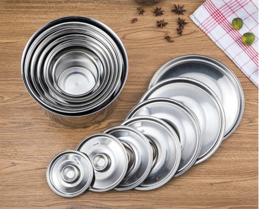 Thố INOX Đựng Gia Vị Có Nắp Đậy