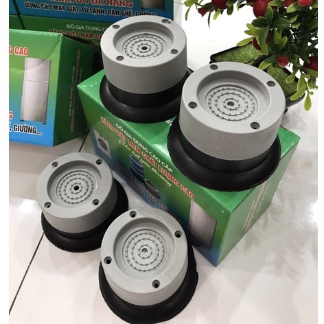 Đế chống rung máy giặt bộ 4 cái siêu êm , Chân Kê Máy Giặt Chống Rung chống ôn,chân kê tủ lạnh