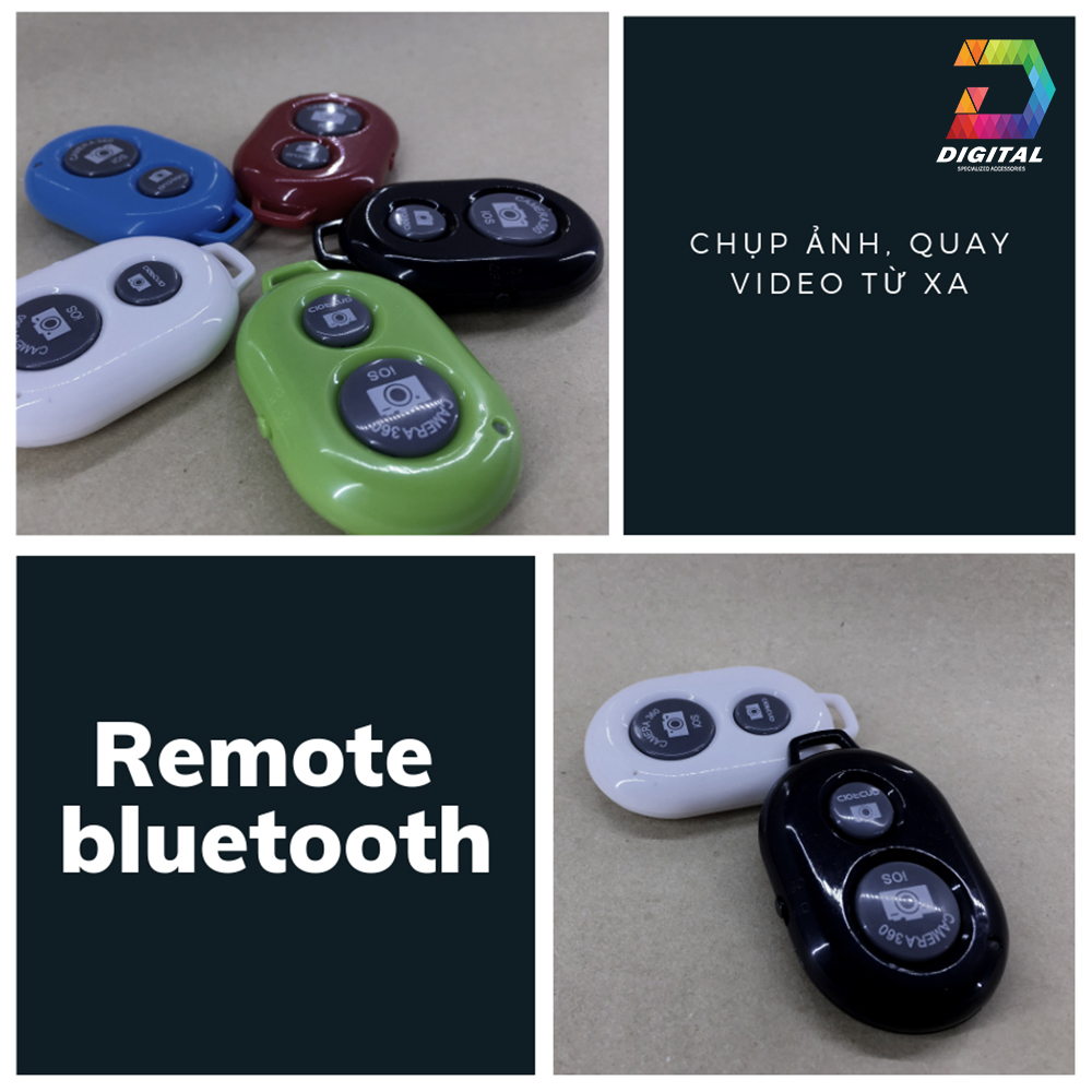 Remote Bluetooth Chụp Hình Từ Xa Cho Điện Thoại