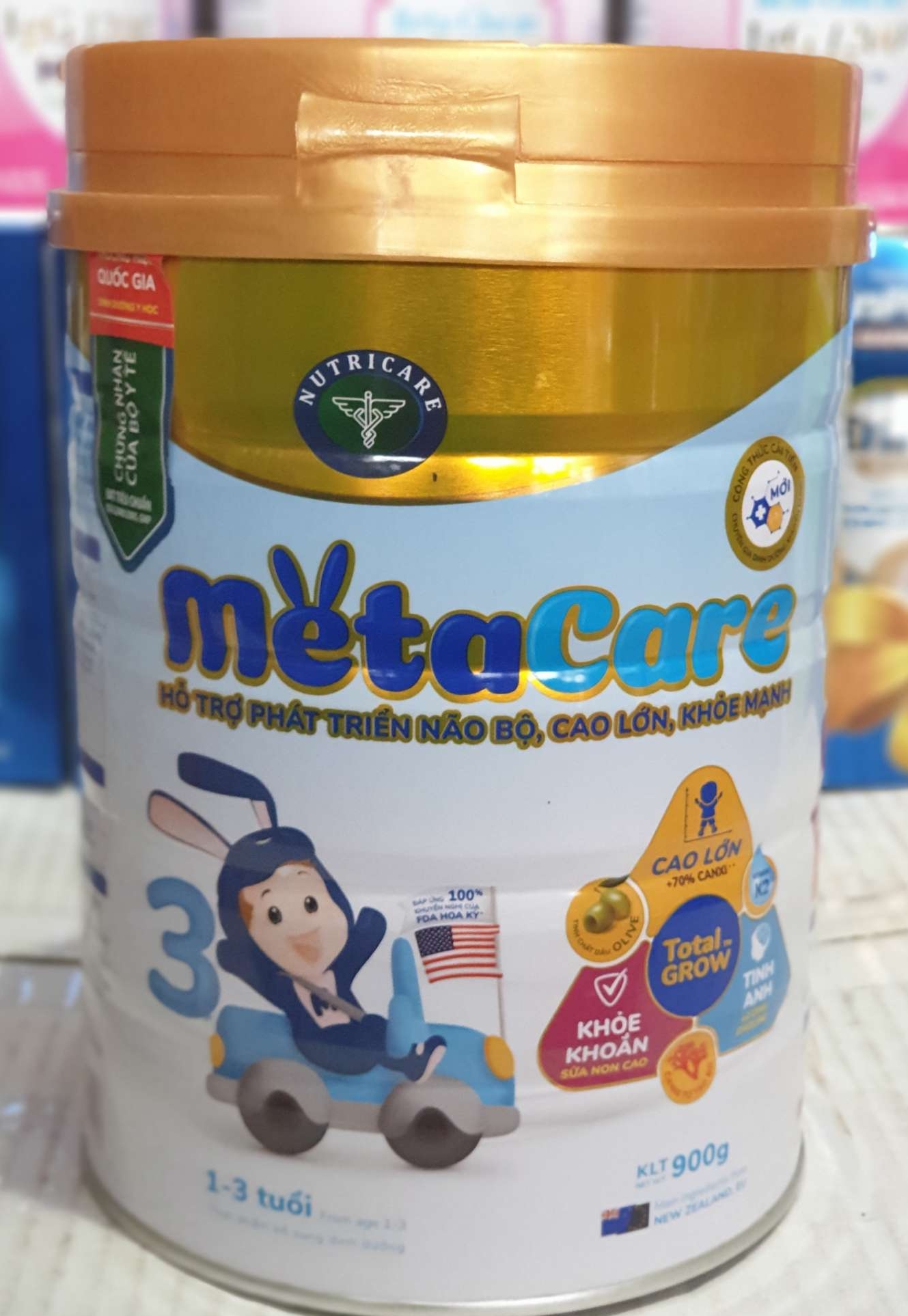 [GIÁ SALE] Sữa Bột Metacare 3 900g MẪU MỚI DATE MỚI