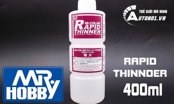 Dung dịch pha sơn rapid thinner t-117 400ml mr.hoppy t117