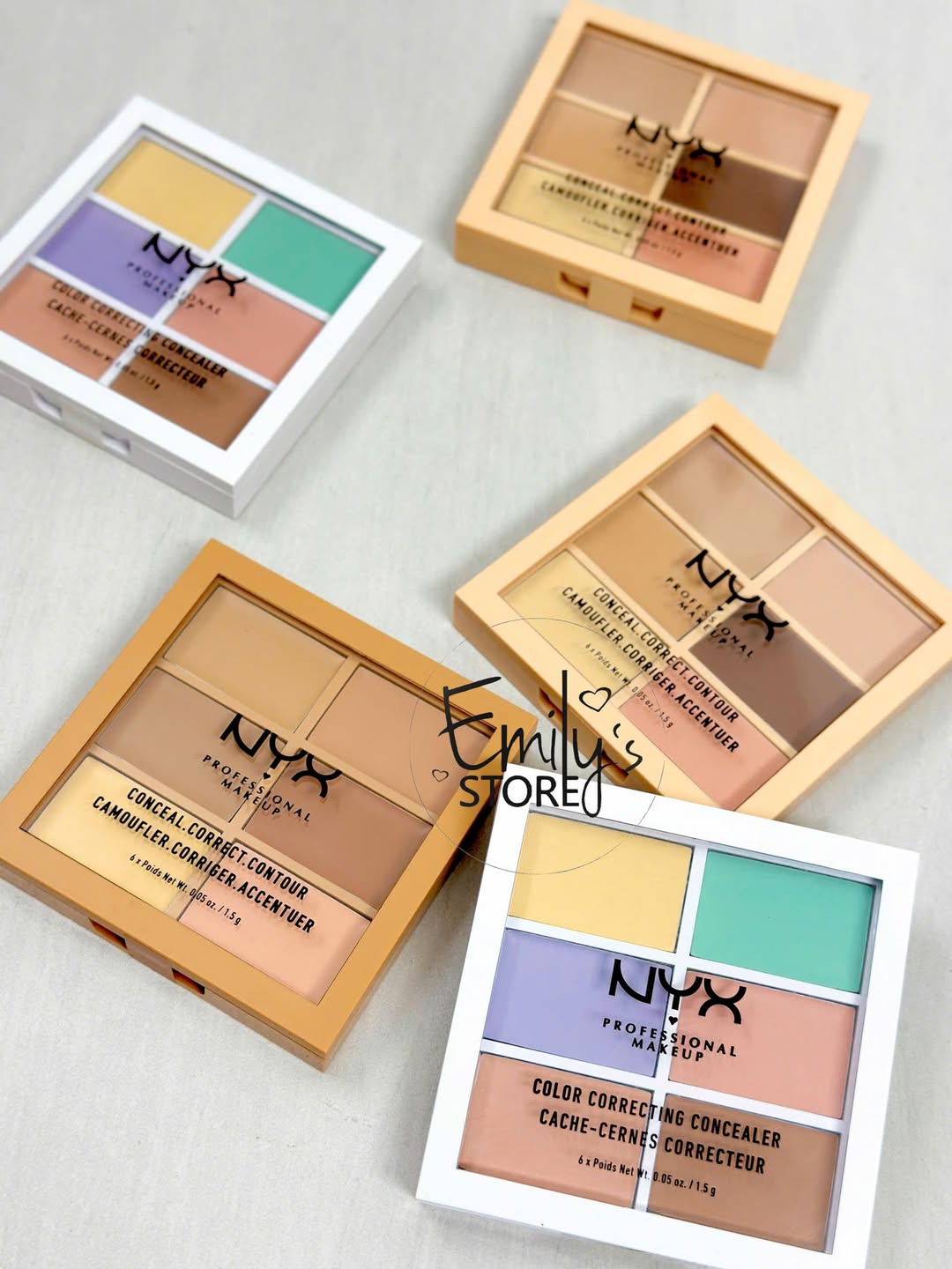 Bảng che khuyết điểm, triệt sắc NYX color Correcting Concealer