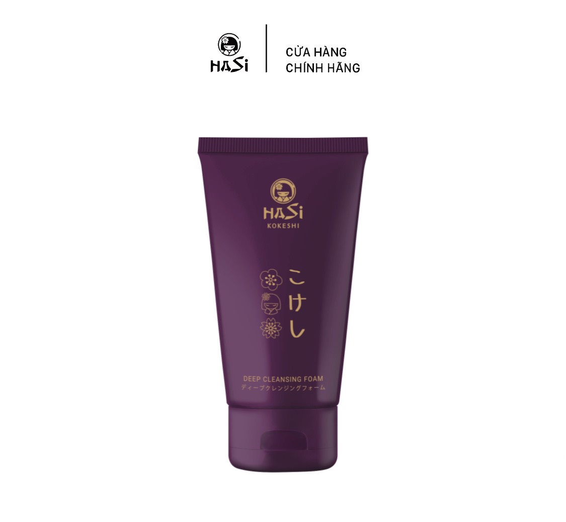 Sữa rửa mặt sáng da , làm sạch sâu 100ML HASI KOKESHI