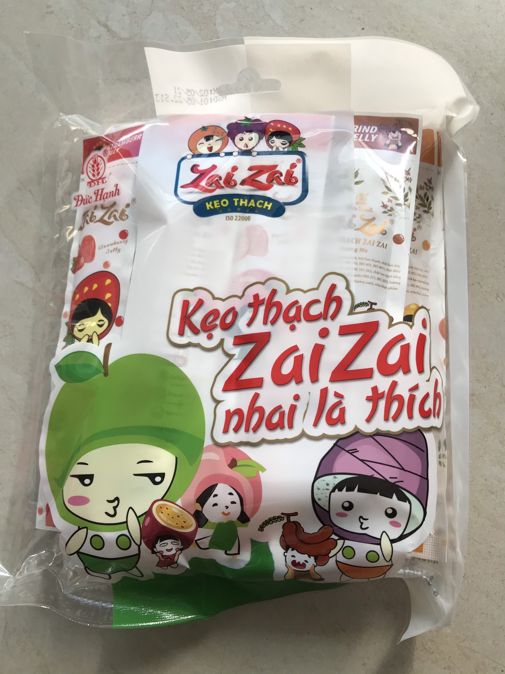 [ Giòn zai ] Combo 300g THẠCH HOA QUẢ ZAI ZAI