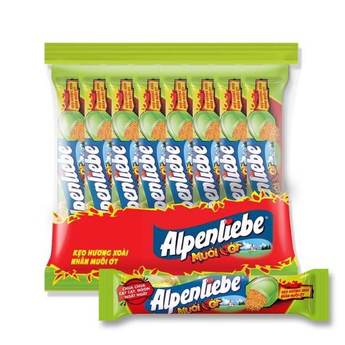 (Hcm) Kẹo Xoài Muối Ớt Alpenliebe (1 Thỏi 9 Viên)| - Combo 5 Thỏi