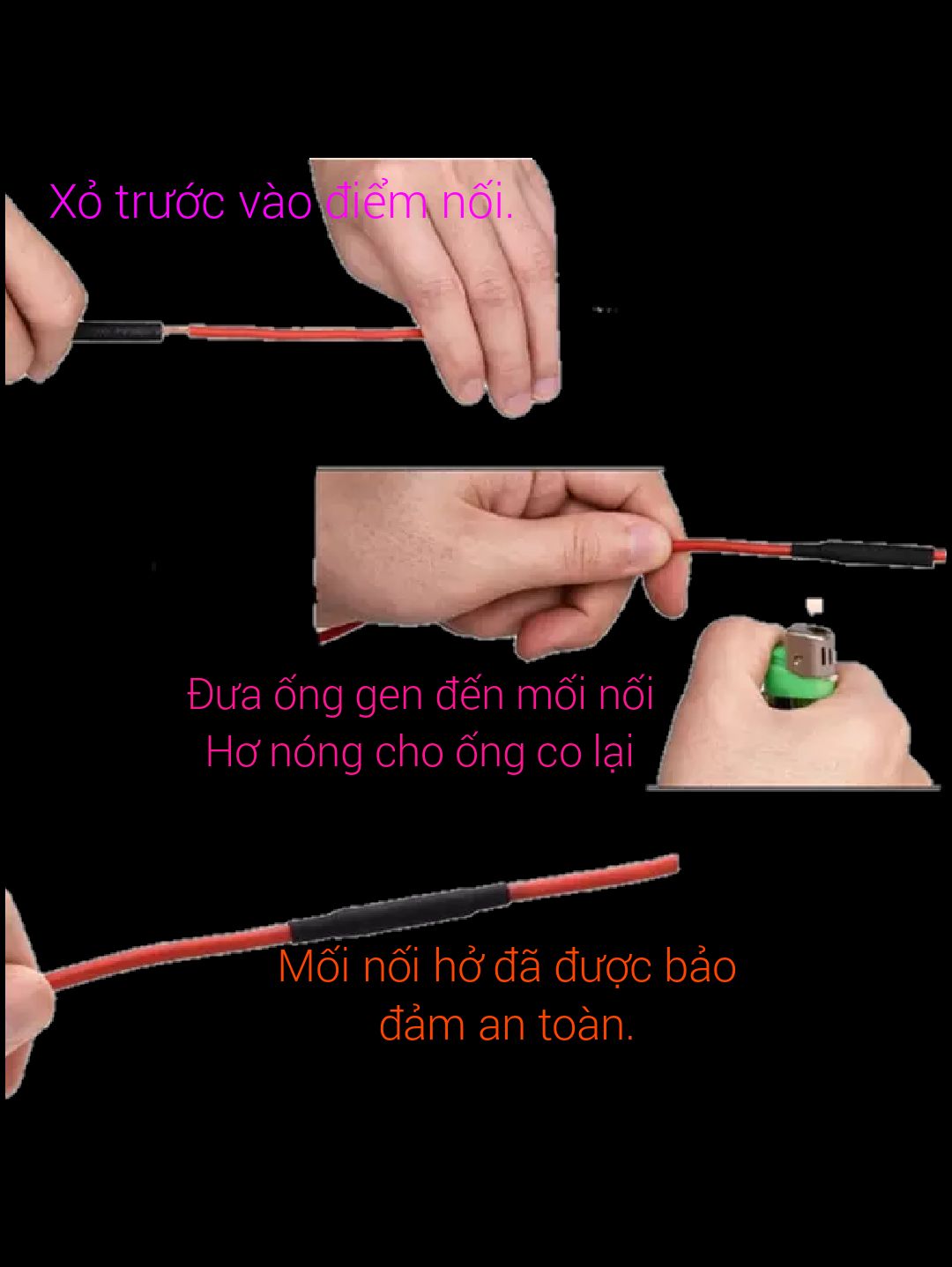 2 mét Ống gen co nhiệt phi 30mm(Đường kính ống 30mm)