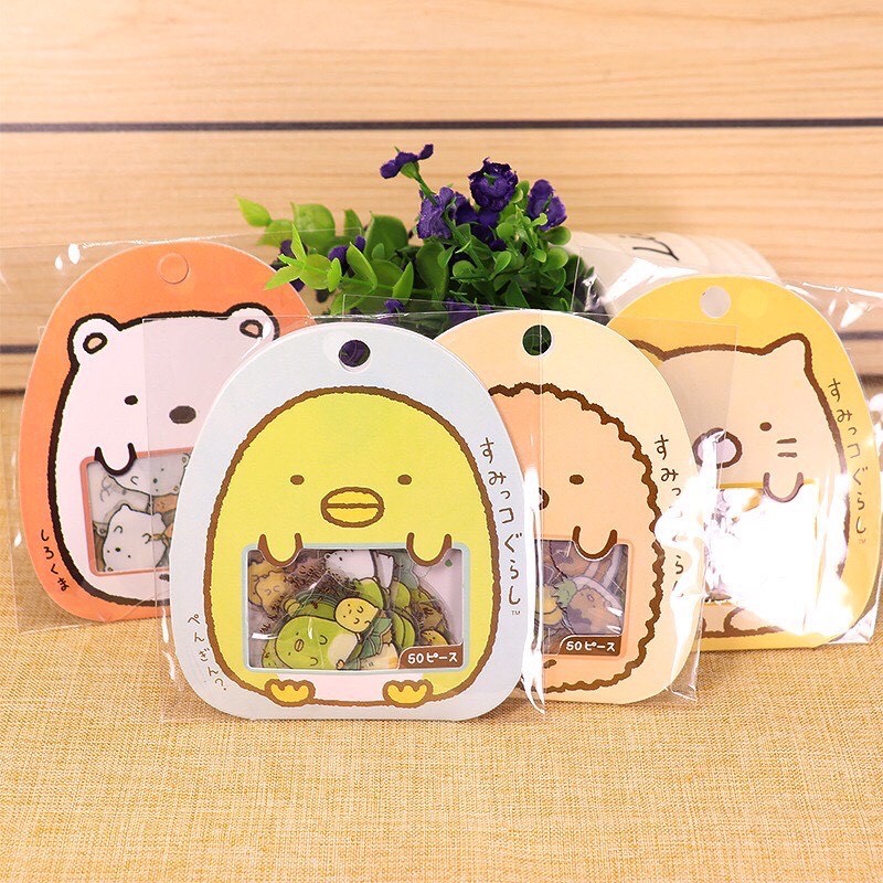 Bộ 4 gói sticker ngộ nghĩnh