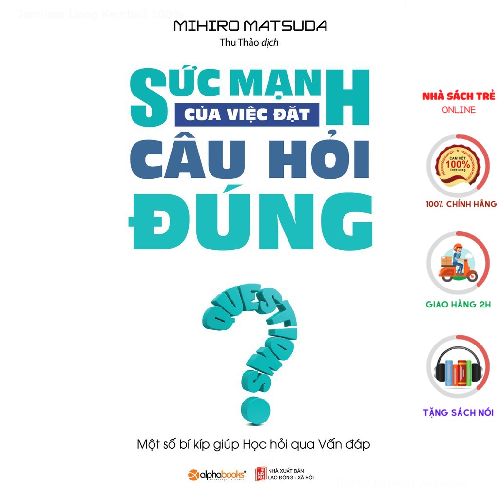 Sách alphabooks - sức mạnh của việc đặt câu hỏi đúng