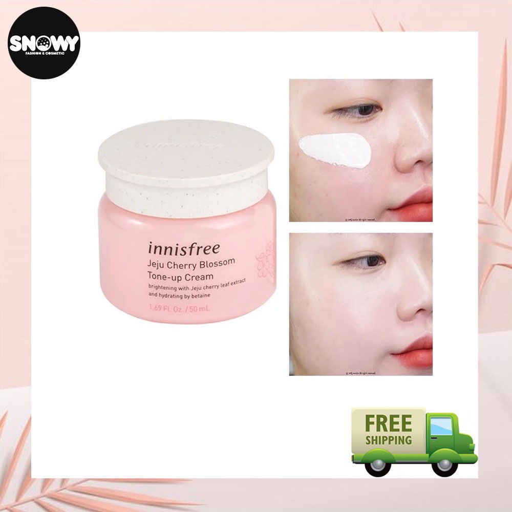 Kem dưỡng ẩm sáng da hoa anh đào đảo Jeju innisfree Cherry Blossom Tone Up Cream 50ml