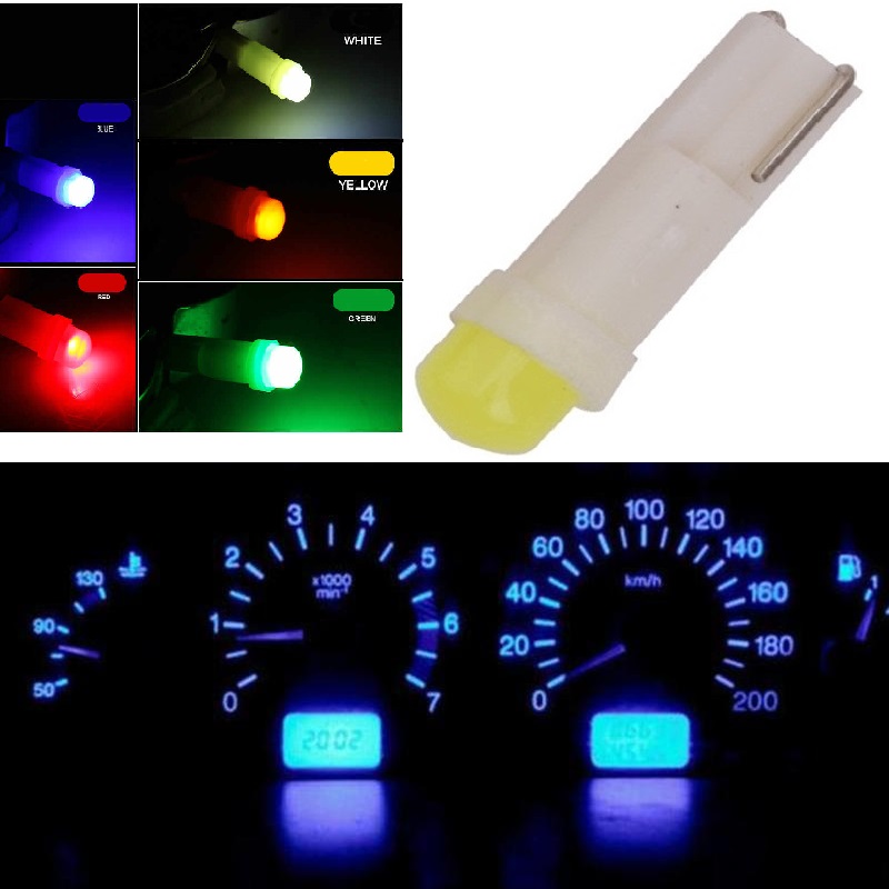 Bóng đèn LED T5 đèn mặt đồng hồ, đèn demi ô tô, xe máy