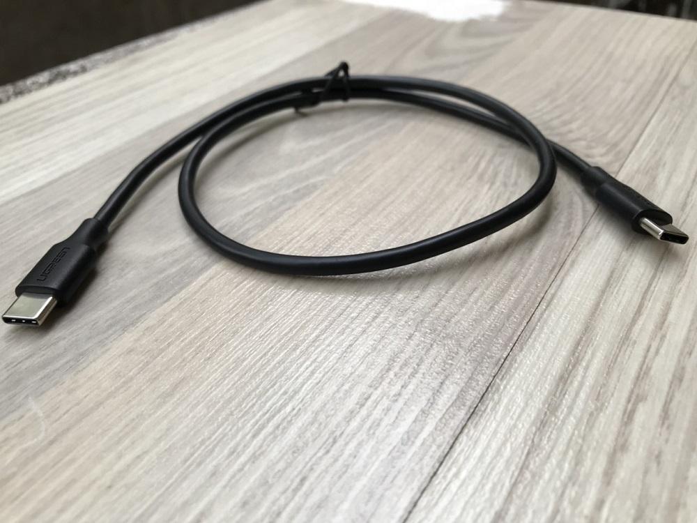 Cáp USB Type-C Ugreen 50996 Cao Cấp | Black, 0.5M
