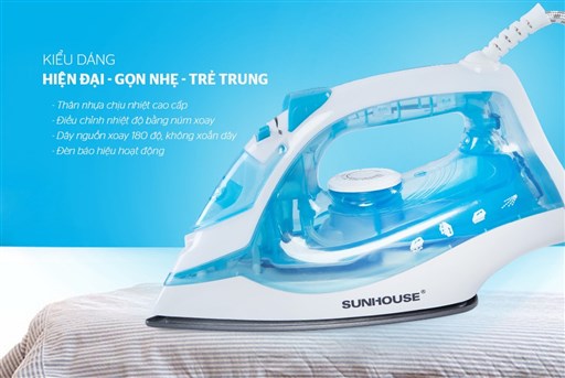 Bàn là hơi nước Sunhouse SHD2065