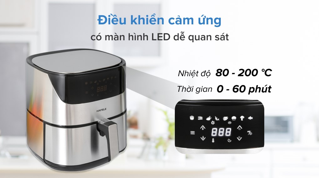Nồi chiên không dầu Hafele AF-T5A 5L (535.43.712)