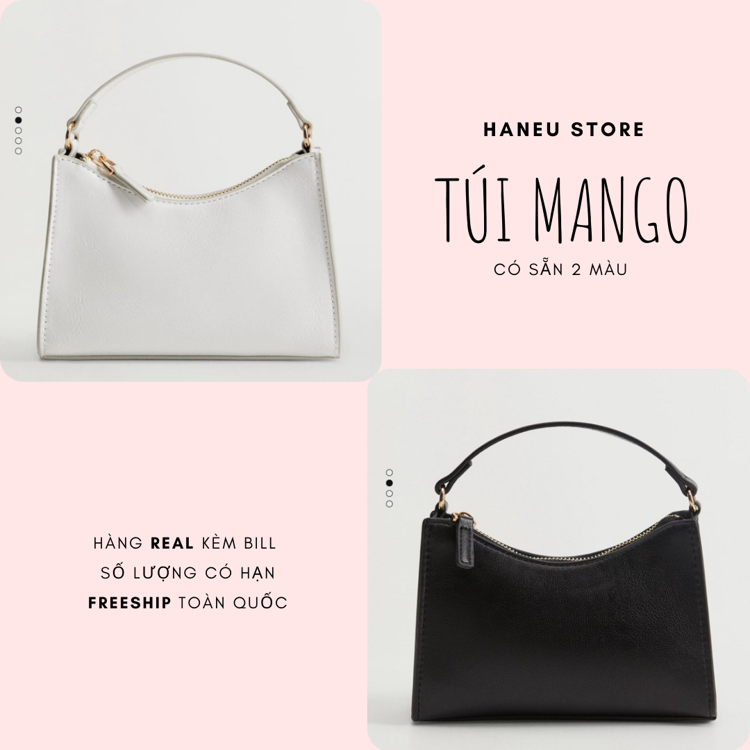 Túi Mango Auth Germany hai kiểu dây đeo (fullbill và ảnh thật )