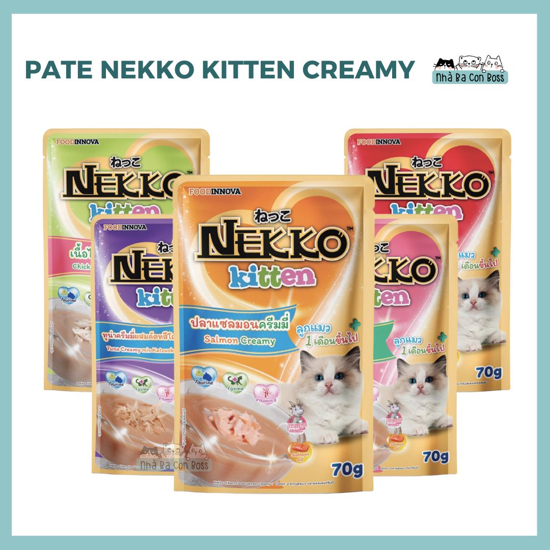 [Combo 12 Gói] Pate Cho Mèo Nekko 70g
