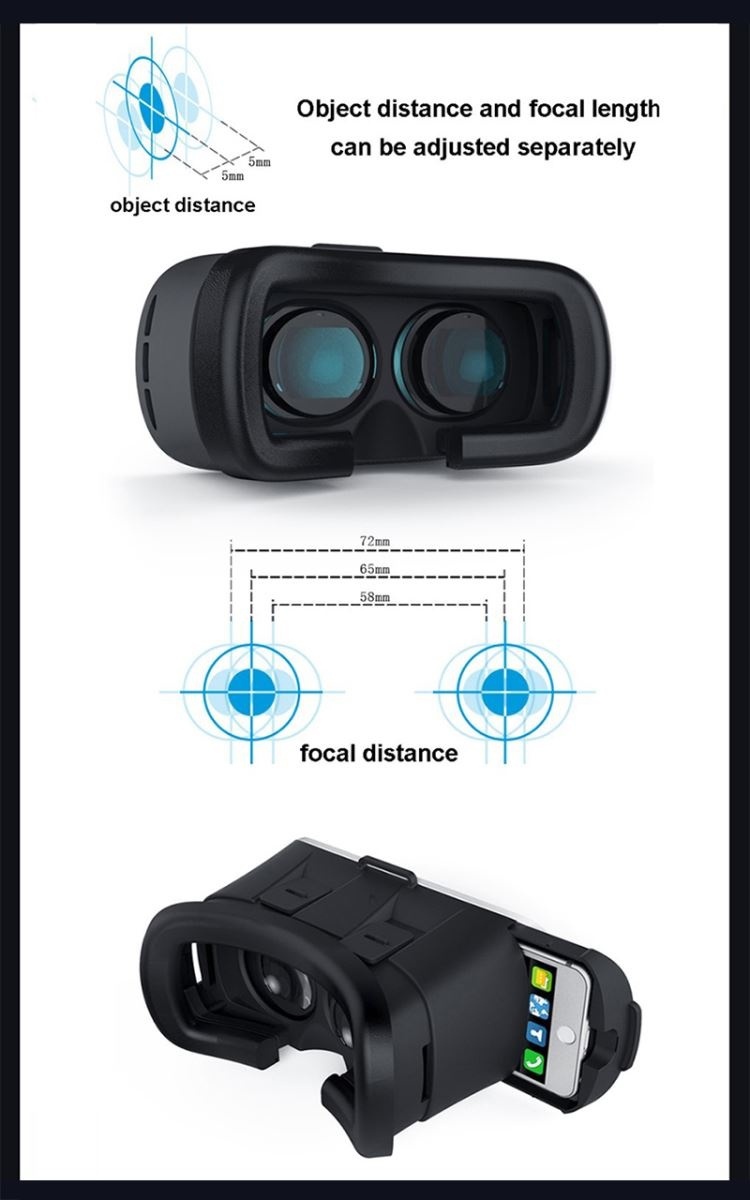 Kính xem phim 3D VR BOX thế hệ 2